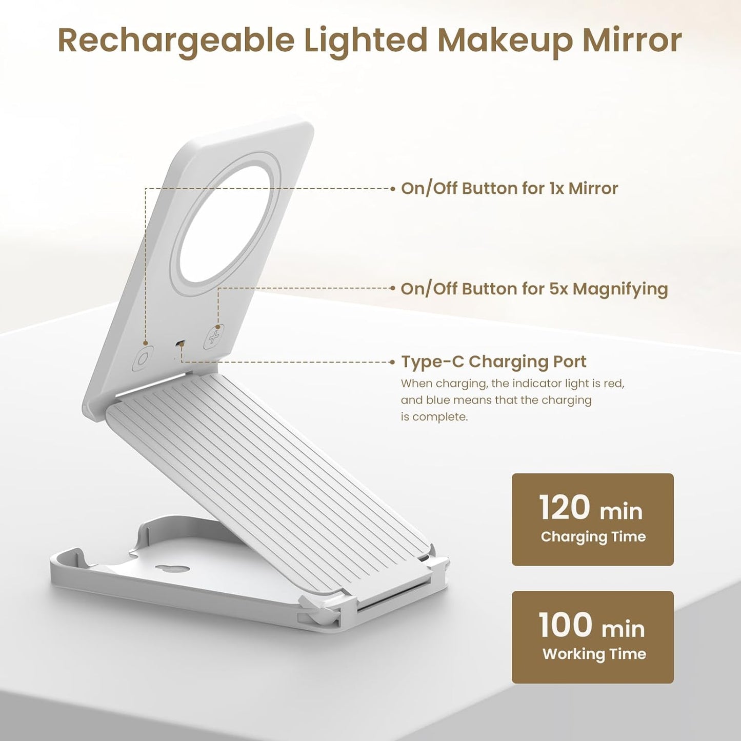 Lampick Makeup Mirror