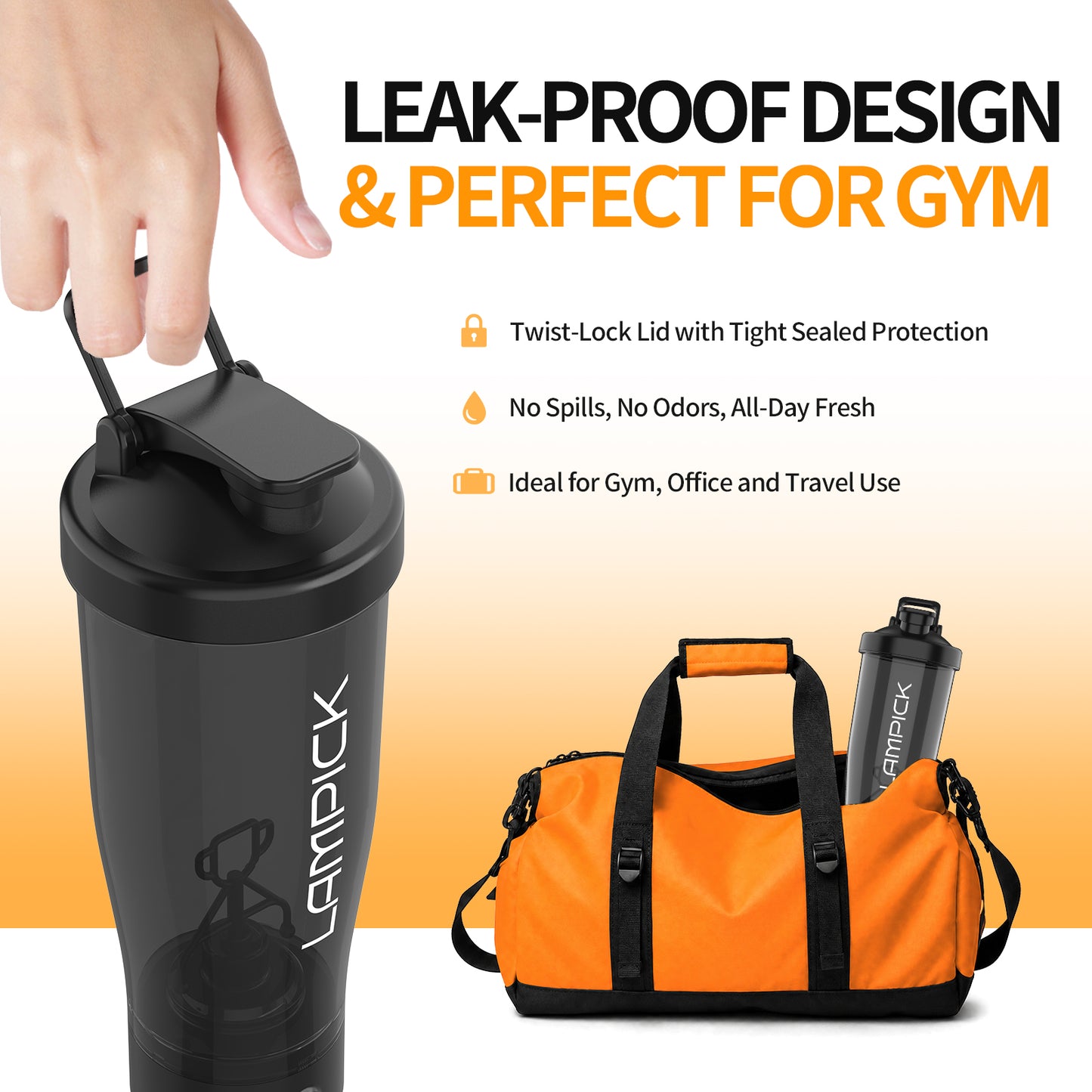 Mixer Electric Shaker Bottle, Rechargeable Portable Personal Shaker Bottle