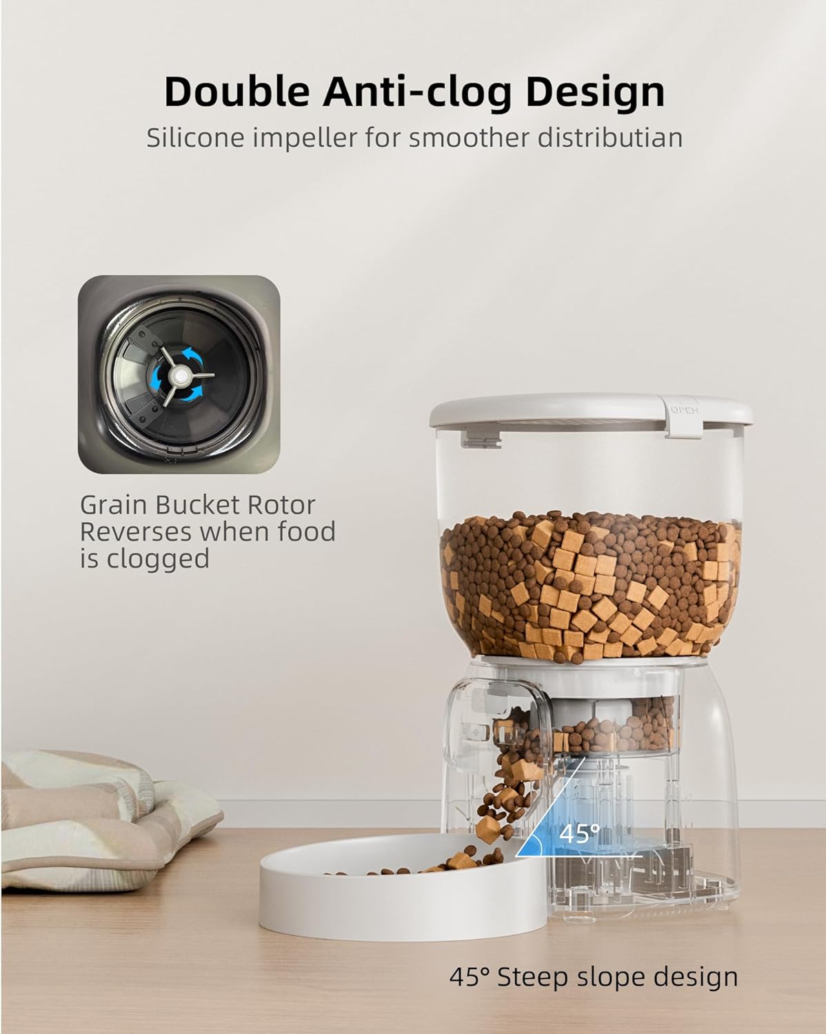 Lampick Pet Feeder | Button