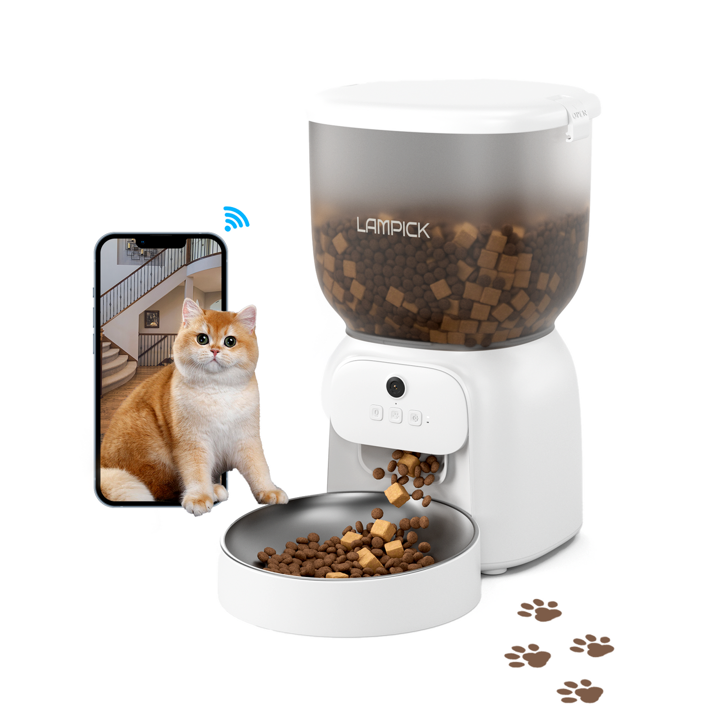 Lampick Pet Feeder Camera